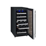 Allavino 15" Wide FlexCount II Tru-Vino 30 Bottle Single Zone Right Hinge Wine Refrigerator  VSWR30-1SR20 Wine Coolers VSWR30-1SR20 Wine Coolers Empire