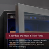 Allavino 238 Bottle 4-Zone Wine Refrigerator – Built-In Stainless Steel Wine Fridge Wine Coolers 2X-VSW11955D-2S Wine Coolers Empire