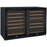 Allavino FlexCount 112 Bottle Three Zone Black Wine Fridge 3Z-VSWR5656-BWT Wine Coolers 3Z-VSWR5656-BWT Wine Coolers Empire