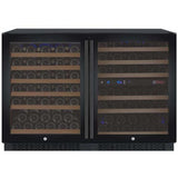 Allavino FlexCount 112 Bottle Three Zone Black Wine Fridge 3Z-VSWR5656-BWT Wine Coolers 3Z-VSWR5656-BWT Wine Coolers Empire