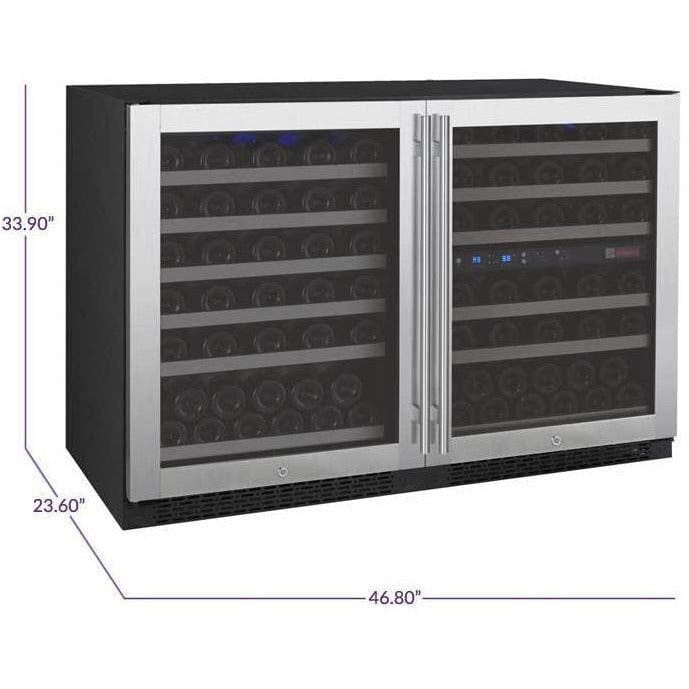 Allavino FlexCount 112 Bottle Three-Zone Wine Fridge 3Z-VSWR5656-SST Wine Coolers 3Z-VSWR5656-SST Wine Coolers Empire