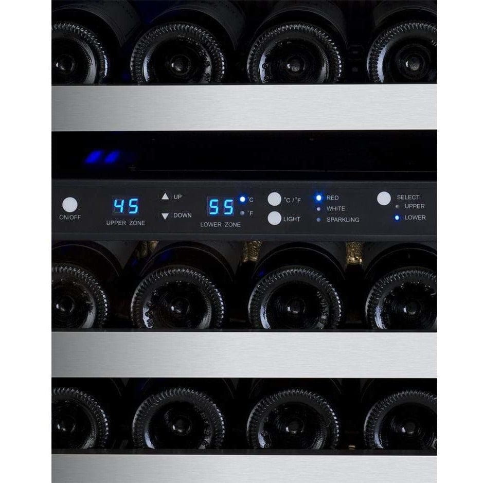 Allavino FlexCount 121 Bottle Dual Zone Left Hinge Wine Fridge VSWR121-2SSLN Wine Coolers VSWR121-2SSLN Wine Coolers Empire