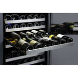 Allavino FlexCount 121 Bottle Dual Zone Left Hinge Wine Fridge VSWR121-2SSLN Wine Coolers VSWR121-2SSLN Wine Coolers Empire