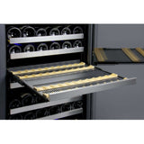 Allavino FlexCount 121 Bottle Dual Zone Left Hinge Wine Fridge VSWR121-2SSLN Wine Coolers VSWR121-2SSLN Wine Coolers Empire