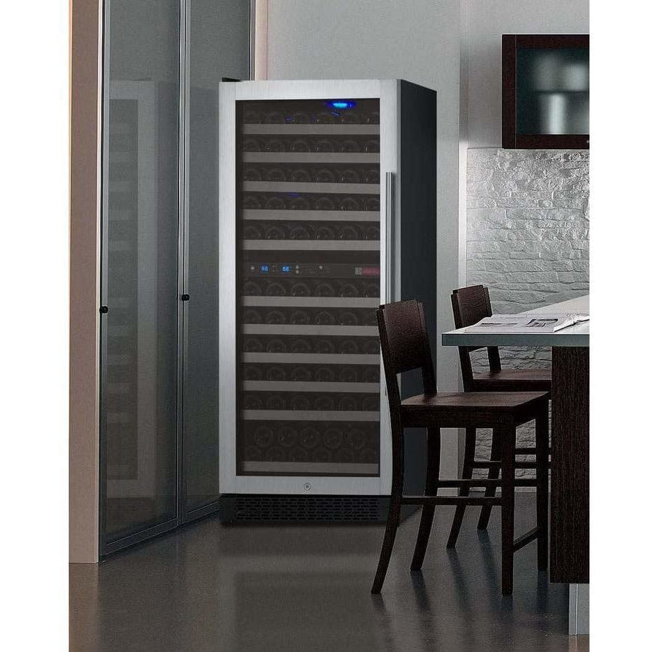 Allavino FlexCount 121 Bottle Dual Zone Left Hinge Wine Fridge VSWR121-2SSLN Wine Coolers VSWR121-2SSLN Wine Coolers Empire