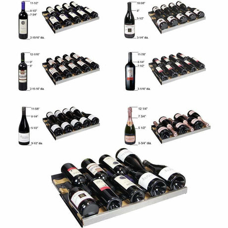 Allavino FlexCount 128 Bottle Single Zone Right Hinge Wine Fridge VSWR128-1SSRN Wine Coolers VSWR128-1SSRN Wine Coolers Empire