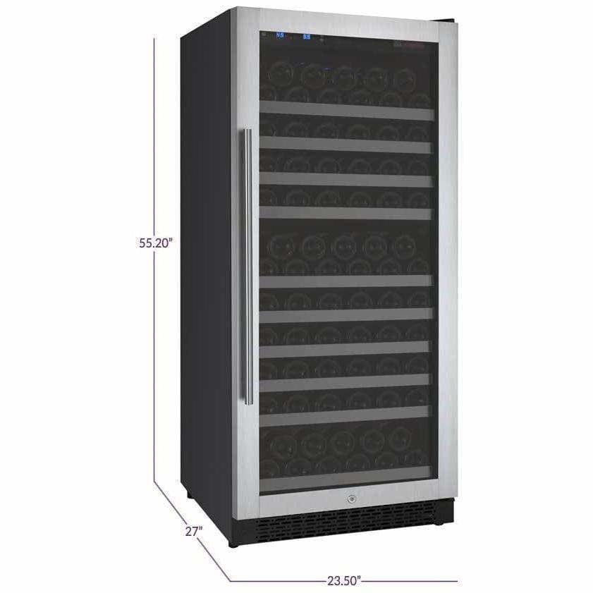 Allavino FlexCount 128 Bottle Single Zone Right Hinge Wine Fridge VSWR128-1SSRN Wine Coolers VSWR128-1SSRN Wine Coolers Empire
