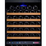 Allavino FlexCount 172 Bottle Dual Zone Black Door Left Hinge Wine Fridge VSWR172-2BWLN Wine Coolers VSWR172-2BWLN Wine Coolers Empire