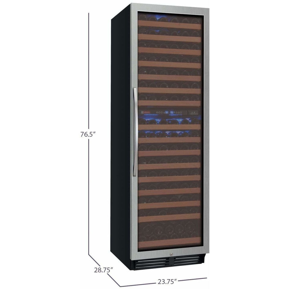 Allavino FlexCount 172 Bottle Dual Zone Stainless Steel Right Hinge Wine Fridge YHWR172-2SWRN Wine Coolers YHWR172-2SWRN Wine Coolers Empire