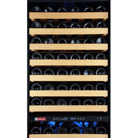 Allavino FlexCount 172 Bottle Dual Zone Stainless Steel Right Hinge Wine Fridge YHWR172-2SWRN Wine Coolers YHWR172-2SWRN Wine Coolers Empire