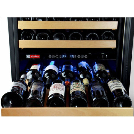Allavino FlexCount 172 Bottle Dual Zone Stainless Steel Right Hinge Wine Fridge YHWR172-2SWRN Wine Coolers YHWR172-2SWRN Wine Coolers Empire