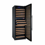 Allavino FlexCount 172 Bottle Two-Zone Black Door Right Hinge Wine Fridge VSWR172-2BWRN Wine Coolers VSWR172-2BWRN Wine Coolers Empire