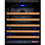 Allavino FlexCount 172 Bottle Two-Zone Black Door Right Hinge Wine Fridge VSWR172-2BWRN Wine Coolers VSWR172-2BWRN Wine Coolers Empire