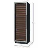 Allavino FlexCount 174 Bottle Single Zone Left Hinge Wine Fridge YHWR174-1SWLN Wine Coolers YHWR174-1SWLN Wine Coolers Empire