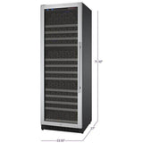Allavino FlexCount 177 Bottle Single Zone Left Hinge Wine Fridge VSWR177-1SSLN Wine Coolers VSWR177-1SSLN Wine Coolers Empire