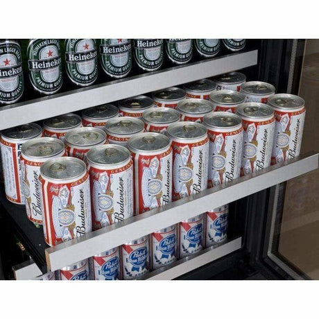 Allavino FlexCount 24" Wide Stainless Door Right Hinge Beverage Center VSBC24-SSRN Beverage Centers VSBC24-SSRN Wine Coolers Empire