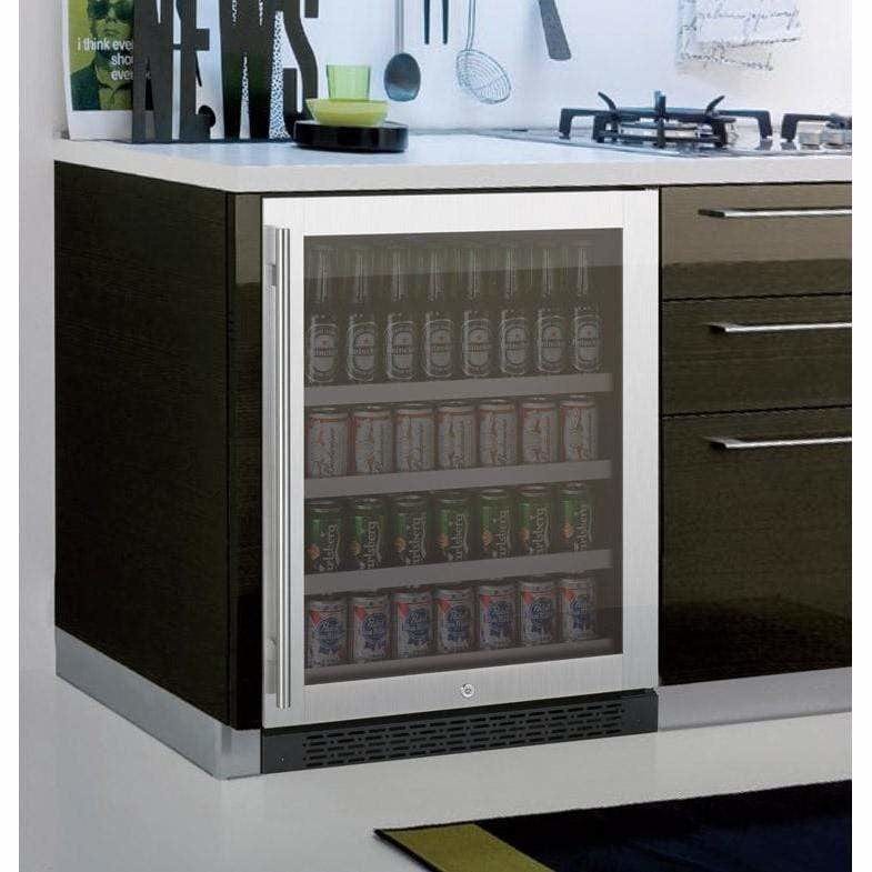 Allavino FlexCount 24" Wide Stainless Door Right Hinge Beverage Center VSBC24-SSRN Beverage Centers VSBC24-SSRN Wine Coolers Empire