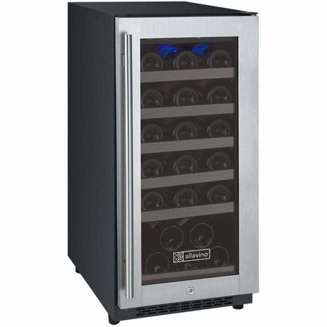 Allavino FlexCount 30 Bottle Single Zone Right Hinge Wine Fridge VSWR30-1SSRN Wine Coolers VSWR30-1SSRN Wine Coolers Empire