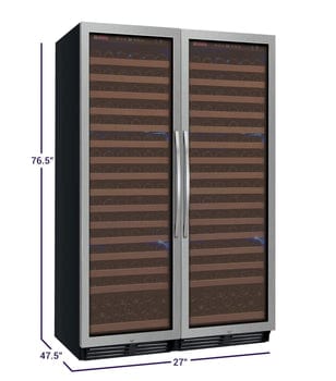 Allavino FlexCount 348 Bottle Dual Zone Wine Fridge 2X-YHWR174-1S20 Wine Coolers 2X-YHWR174-1S20 Wine Coolers Empire