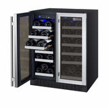 Allavino FlexCount 36 Bottle Dual Zone Stainless Steel French Doors Wine Fridge VSWR36-2SSFN DISCONTINUED Wine Coolers VSWR36-2SSFN Wine Coolers Empire