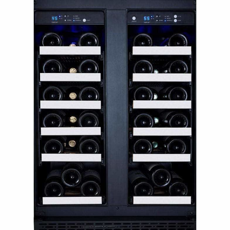 Allavino FlexCount 36 Bottle Dual Zone Stainless Steel French Doors Wine Fridge VSWR36-2SSFN DISCONTINUED Wine Coolers VSWR36-2SSFN Wine Coolers Empire