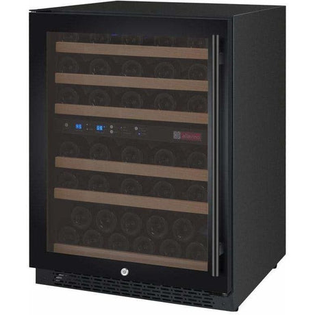 Allavino FlexCount 56 Bottle Dual Zone Black Left Hinge Wine Fridge VSWR56-2BWLN Wine Coolers VSWR56-2BWLN Wine Coolers Empire