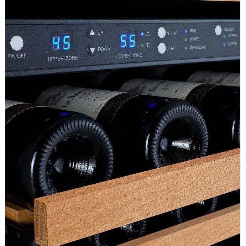 Allavino FlexCount 56 Bottle Dual Zone Black Right Hinge Wine Fridge VSWR56-2BWRN Wine Coolers VSWR56-2BWRN Wine Coolers Empire