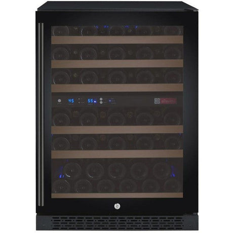 Allavino FlexCount 56 Bottle Dual Zone Black Right Hinge Wine Fridge VSWR56-2BWRN Wine Coolers VSWR56-2BWRN Wine Coolers Empire