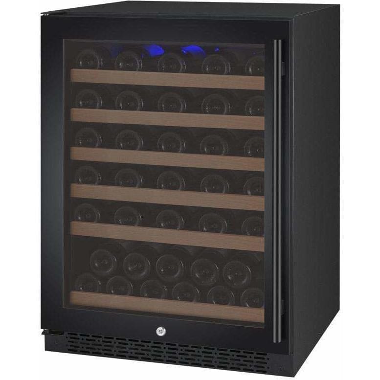 Allavino FlexCount 56 Bottle Single Zone Black Left Hinge Wine Fridge VSWR56-1BWLN Wine Coolers VSWR56-1BWLN Wine Coolers Empire