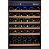 Allavino FlexCount 56 Bottle Single Zone Black Left Hinge Wine Fridge VSWR56-1BWLN Wine Coolers VSWR56-1BWLN Wine Coolers Empire