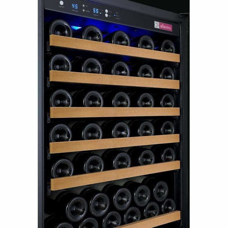 Allavino FlexCount 56 Bottle Single Zone Black Right Hinge Wine Fridge VSWR56-1BWRN Wine Coolers VSWR56-1BWRN Wine Coolers Empire