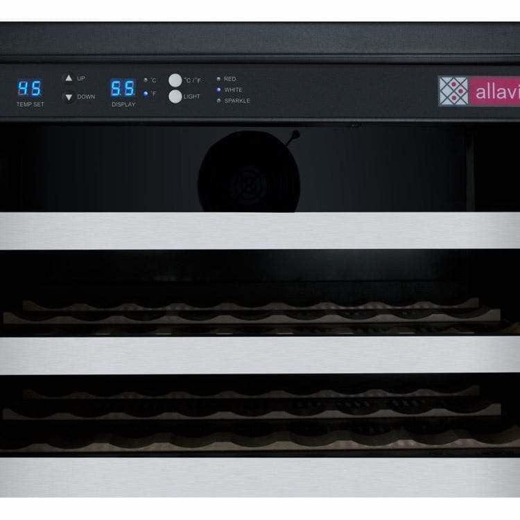 Allavino FlexCount 56 Bottle Single Zone Right Hinge Wine Fridge VSWR56-1SSRN Wine Coolers VSWR56-1SSRN Wine Coolers Empire
