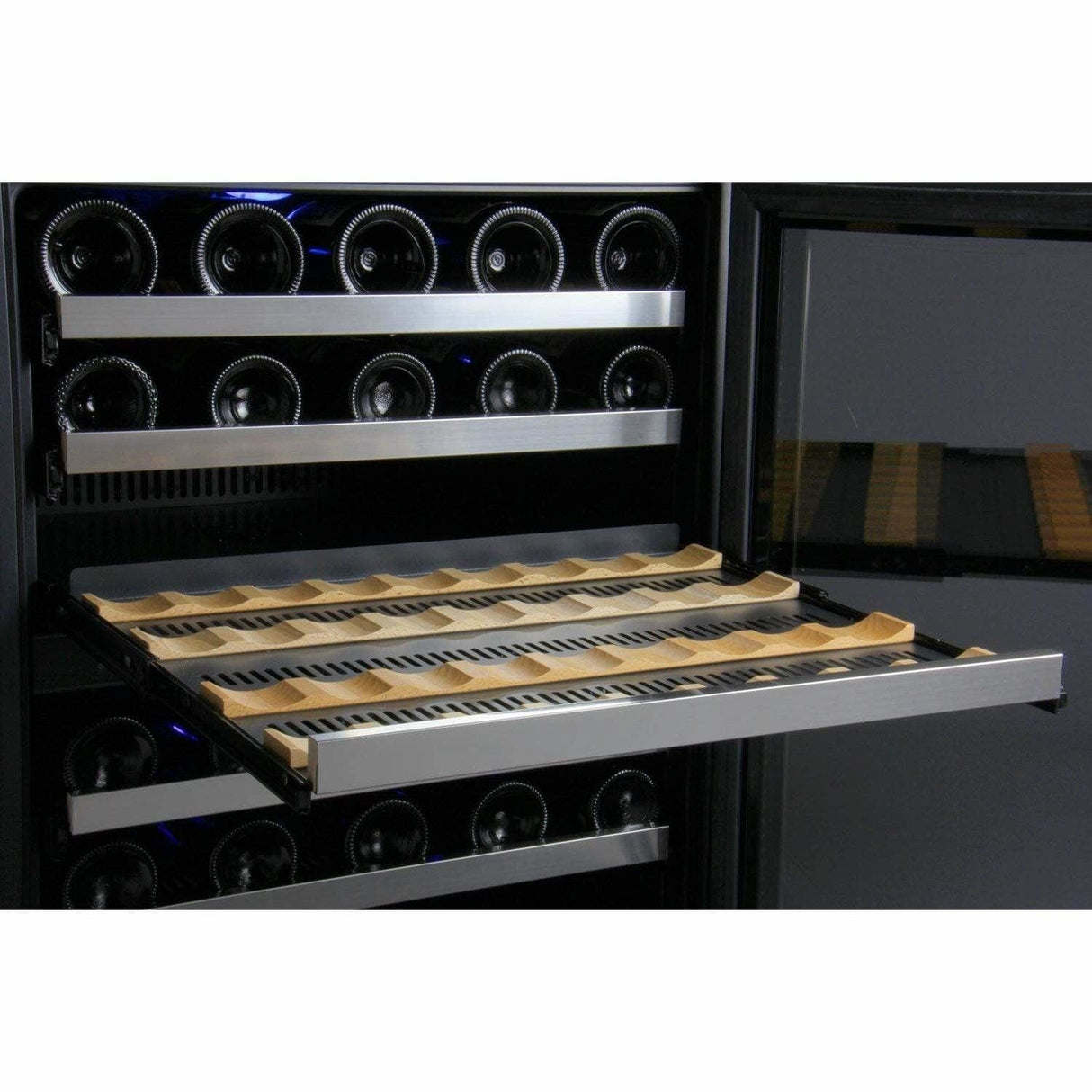 Allavino FlexCount 56 Bottle Single Zone Right Hinge Wine Fridge VSWR56-1SSRN Wine Coolers VSWR56-1SSRN Wine Coolers Empire