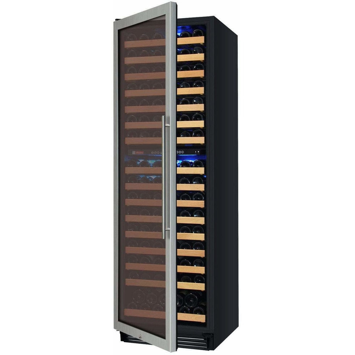 Allavino FlexCount Classic 172 Bottle Left Hinge Stainless Steel Door Wine Fridge YHWR172-2SWLN Wine Coolers YHWR172-2SWLN Wine Coolers Empire