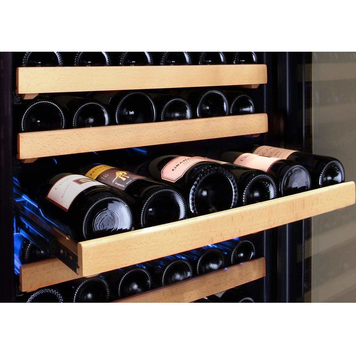 Allavino FlexCount Classic 172 Bottle Left Hinge Stainless Steel Door Wine Fridge YHWR172-2SWLN Wine Coolers YHWR172-2SWLN Wine Coolers Empire