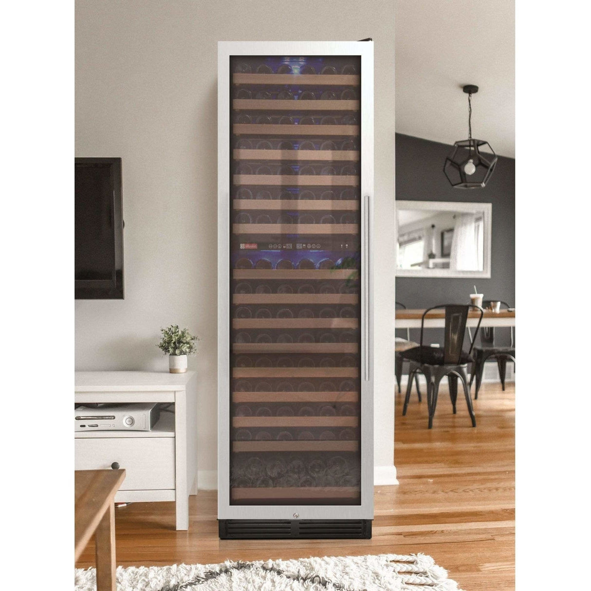 Allavino FlexCount Classic 172 Bottle Left Hinge Stainless Steel Door Wine Fridge YHWR172-2SWLN Wine Coolers YHWR172-2SWLN Wine Coolers Empire