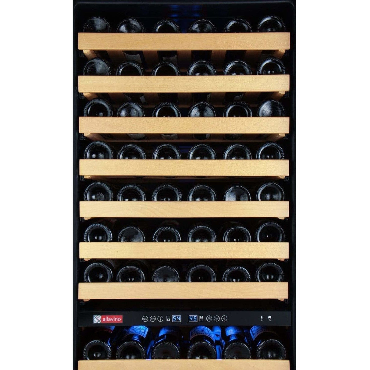 Allavino FlexCount Classic 172 Bottle Left Hinge Stainless Steel Door Wine Fridge YHWR172-2SWLN Wine Coolers YHWR172-2SWLN Wine Coolers Empire