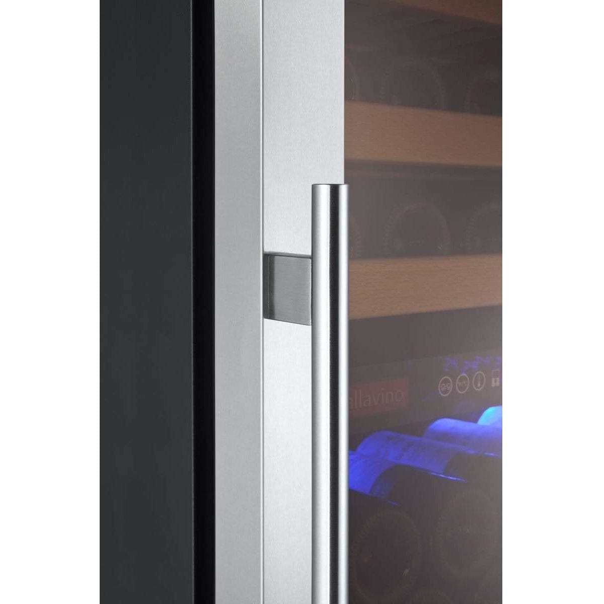Allavino FlexCount Classic 172 Bottle Left Hinge Stainless Steel Door Wine Fridge YHWR172-2SWLN Wine Coolers YHWR172-2SWLN Wine Coolers Empire