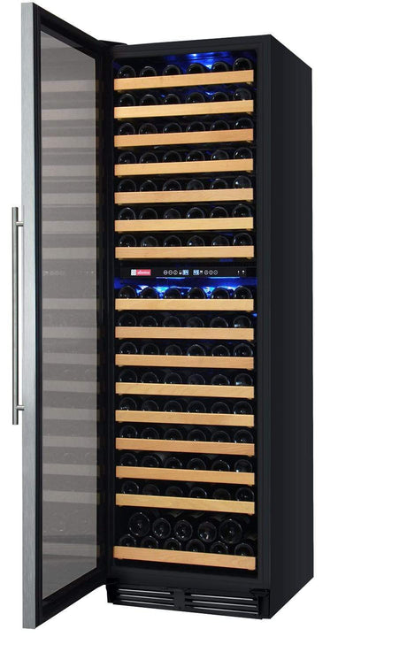 Allavino FlexCount Classic II Tru-Vino 172 Bottle Dual Zone Stainless Steel Left Hinge Wine Refrigerator YHWR172-2SL20 Wine Coolers YHWR172-2SL20 Wine Coolers Empire