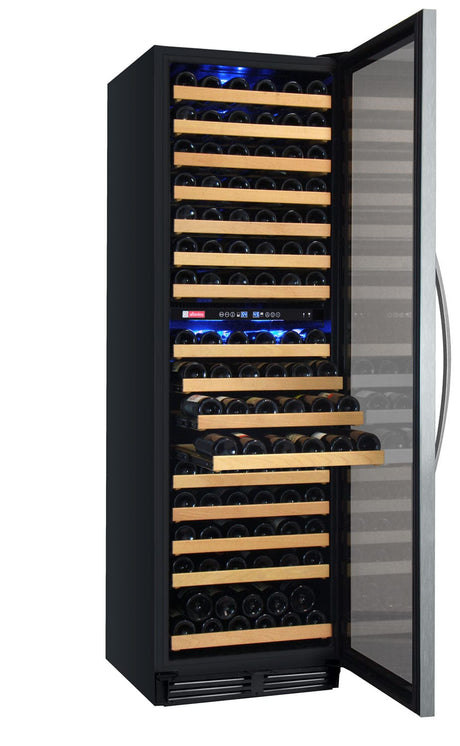 Allavino FlexCount Classic II Tru-Vino 172 Bottle Dual Zone Stainless Steel Right Hinge Wine Refrigerator YHWR172-2SR20 Wine Coolers YHWR172-2SR20 Wine Coolers Empire