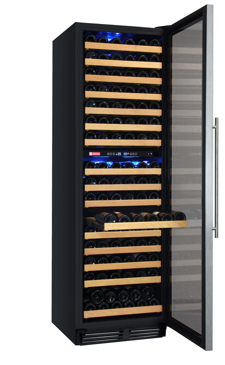 Allavino FlexCount Classic II Tru-Vino 172 Bottle Dual Zone Stainless Steel Right Hinge Wine Refrigerator YHWR172-2SR20 Wine Coolers YHWR172-2SR20 Wine Coolers Empire