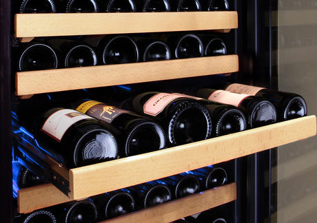Allavino FlexCount Classic II Tru-Vino 172 Bottle Dual Zone Stainless Steel Right Hinge Wine Refrigerator YHWR172-2SR20 Wine Coolers YHWR172-2SR20 Wine Coolers Empire