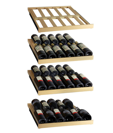 Allavino FlexCount Classic II Tru-Vino 172 Bottle Dual Zone Stainless Steel Right Hinge Wine Refrigerator YHWR172-2SR20 Wine Coolers YHWR172-2SR20 Wine Coolers Empire