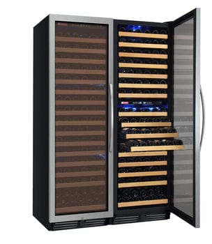 Allavino FlexCount Classic II Tru-Vino 346 Bottle Three Zone Stainless Steel Wine Cooler 3Z-YHWR7274-S20 Wine Coolers 3Z-YHWR7274-S20 Wine Coolers Empire