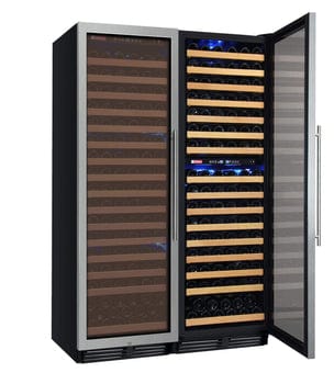 Allavino FlexCount Classic II Tru-Vino 346 Bottle Three Zone Stainless Steel Wine Cooler 3Z-YHWR7274-S20 Wine Coolers 3Z-YHWR7274-S20 Wine Coolers Empire