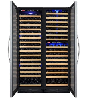 Allavino FlexCount Classic II Tru-Vino 346 Bottle Three Zone Stainless Steel Wine Cooler 3Z-YHWR7274-S20 Wine Coolers 3Z-YHWR7274-S20 Wine Coolers Empire