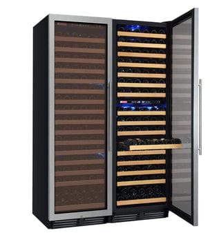 Allavino FlexCount Classic II Tru-Vino 346 Bottle Three Zone Stainless Steel Wine Cooler 3Z-YHWR7274-S20 Wine Coolers 3Z-YHWR7274-S20 Wine Coolers Empire