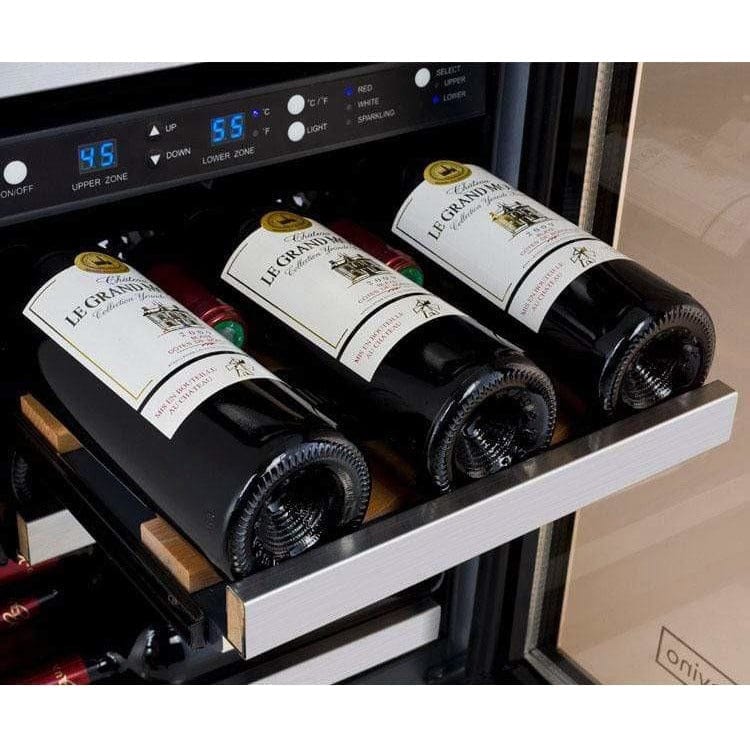 Allavino FlexCount Dual Zone Wine and Beverage Fridge 3Z-VSWB15-3SST Wine/Beverage Coolers Combo 3Z-VSWB15-3SST Wine Coolers Empire