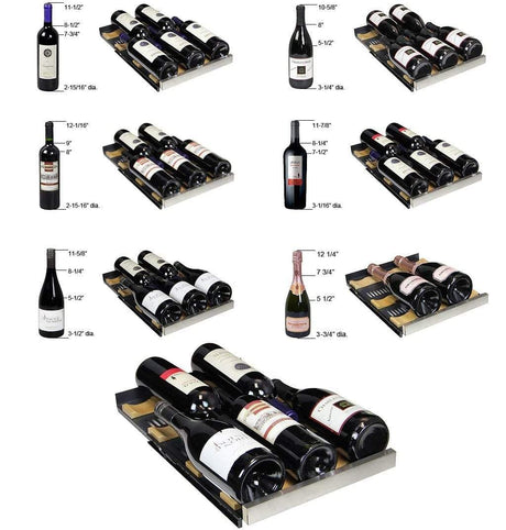 Allavino FlexCount II Tru-Vino 1.0 Amps 30 Bottle/88 Can Dual Zone Beverage/Wine Fridge VSWB30-2SF20 Wine/Beverage Coolers Combo VSWB30-2SF20 Wine Coolers Empire