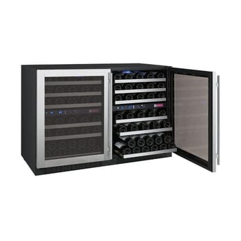 Allavino FlexCount II Tru-Vino 112 Bottle Four Zone Stainless Steel Wine Fridge 2X-VSWR56-2S20 Wine Coolers 2X-VSWR56-2S20 Wine Coolers Empire